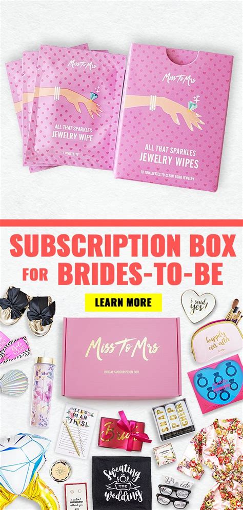 Miss To Mrs Bridal Subscription Box Learn More Wedding Event