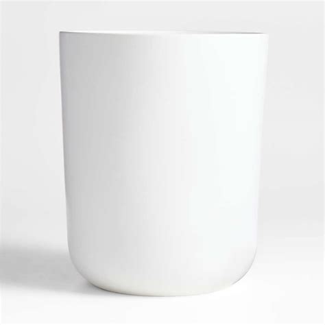 Eli White Bathroom Trash Can + Reviews | Crate & Barrel Canada