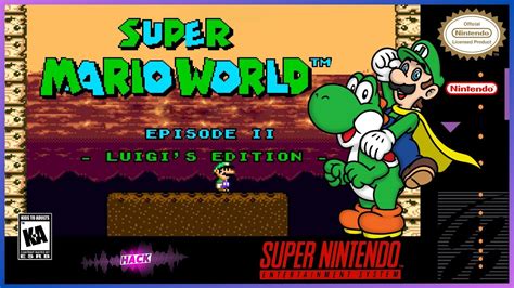 【hack】super Mario World The Lost Adventure Luigis Edition Gameplay Youtube