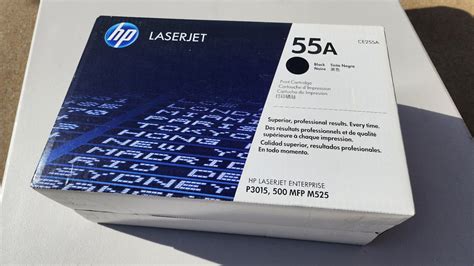 Genuine Hp Laserjet 55a Toner Cartridge Ce255a Black Ebay