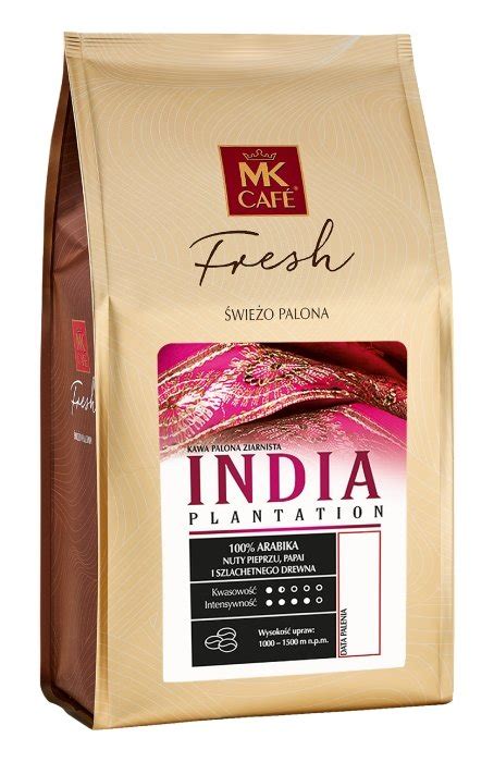 Kawa Ziarnista Mk Cafe Fresh India Plantation Kg Konesso Pl