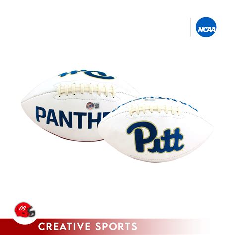 Pittsburgh Panthers Full Size Logo Signature Football – Creative Sports