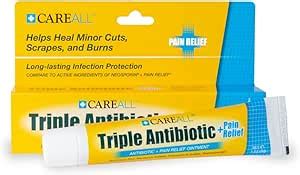 Amazon CareAll Triple Antibiotic Ointment Pain Relief 1 0 Oz