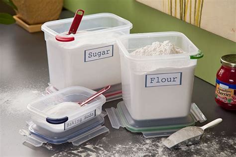 Ever Confuse Your Sugar And Flour Containers Using Our See Through