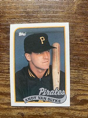 Topps Andy Van Slyke Base Pittsburgh Pirates Ebay