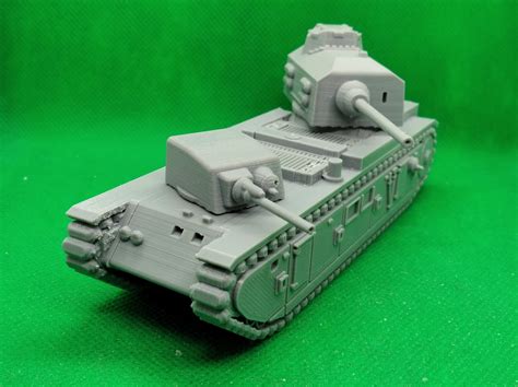 1/72 Scale French FCM F1 Super-heavy Tank Project World War - Etsy Hong Kong