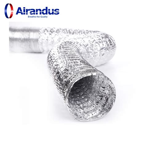 Aluminum Flexible Duct For Hvac Ventilation Airandus