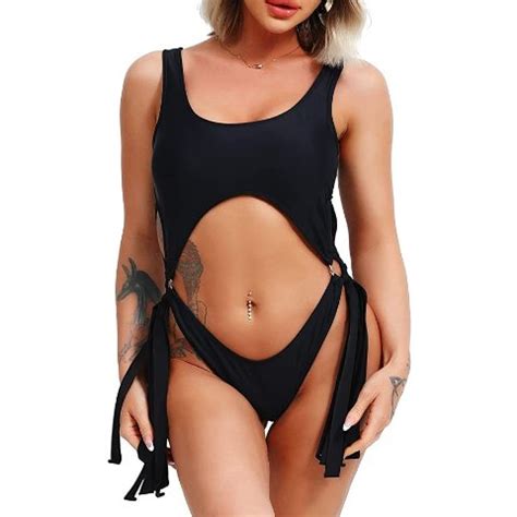 TZLDN Triangle Bikinis For Women Set Solid Color Micro Bikini String Thong Two Piece Swimwear