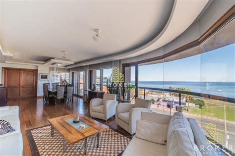 Apartamento Pocitos Rambla Frente Al Mar 4 Dormitorios Parrillero Ref