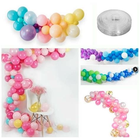 Fita Para Arco De Balão - Tira suporte fita para arco de balão descontruído 5 metros | Shopee Brasil