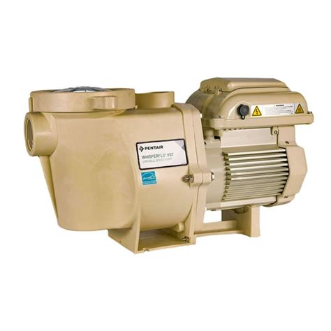 Pentair Whisperflo Vst 2 6 Thp In Ground Swimming Pool Pump 011533