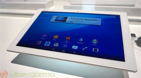 Sony Xperia Z4 Tablet Review: Hands-On | Ubergizmo