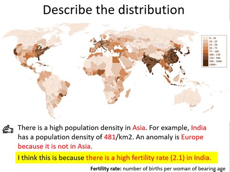 Population distribution | Teaching Resources