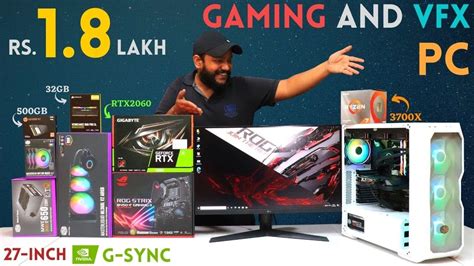 Rs 1 8 Lakh Full Gaming PC Build VFX PC Build RTX 2060 ROG Strix