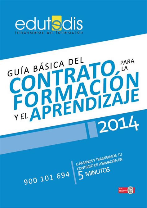 PDF Guía del contrato para la formación y el aprendizaje 2014