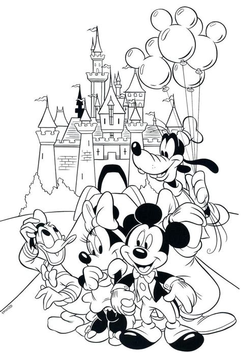 Disneyland Rides Coloring Pages At Free Printable