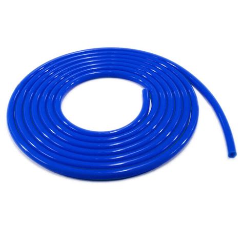 Car Vehicle Silicone Vacuum Air Hose Line Pipe Tube 16 4ft 5M Blue 4mm