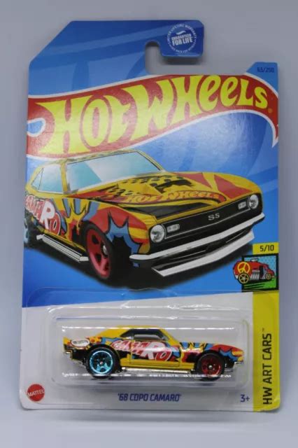 2023 Hot Wheels 68 Copo Camaro 164 Case C 510 Hw Art Cars 63250 Tout Neuf Eur 548