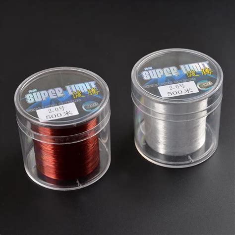 High Quality 500m Nylon Fluorocarbon Fishing Line Super Strong