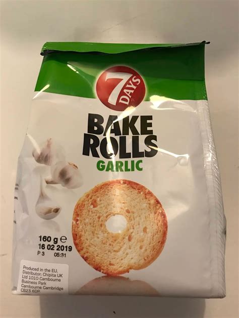 A Review A Day Todays Review 7 Days Bake Rolls Garlic