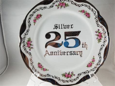 Norcrest Fine China Silver Th Anniversary Plate Fine China