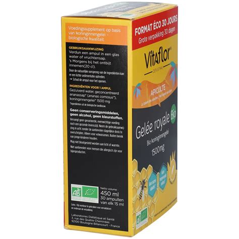 Vitaflor APICULTE Gelée Royale Bio 1500 mg 450 ml Redcare Pharmacie