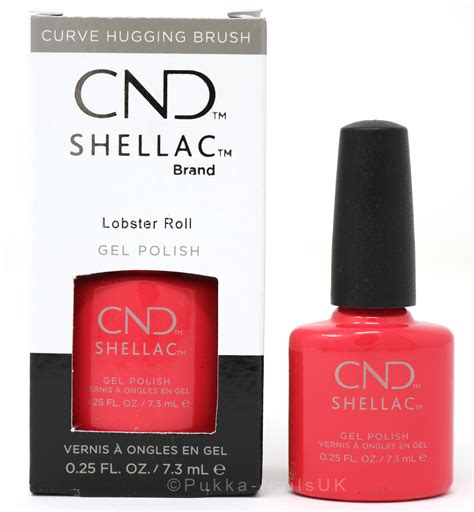 Cnd Shellac Lobster Roll Ml Buy Now Pukka Nails