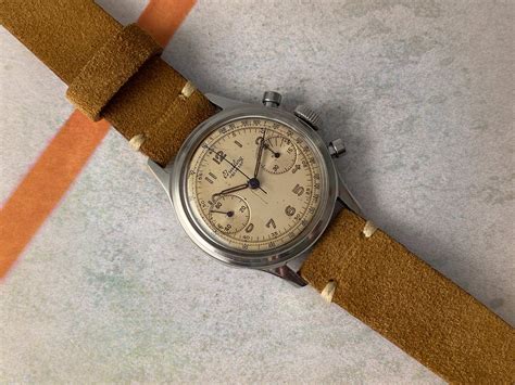 Breitling Premier Reloj Cron Grafo Vintage Suizo De Cuerda Cal Venus