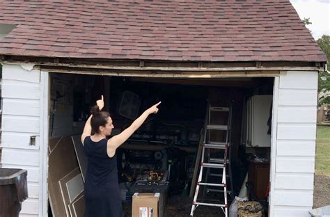 Repairing Cottage Garage Framing and Installing New Door - Journey Down