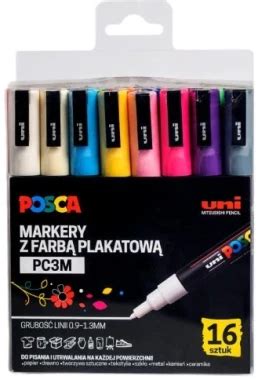 Marker Z Farb Plakatow Posca Pc M Okr G A Sztuk Mix Kolor W