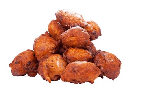 Oliebollena Stack Of Traditional Dutch Donuts Baked Oliebol Typical