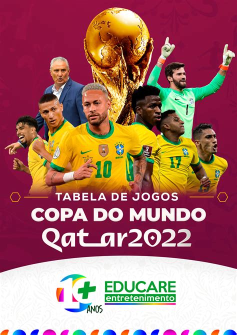 Tabela De Jogos Copa Do Mundo Educare Behance