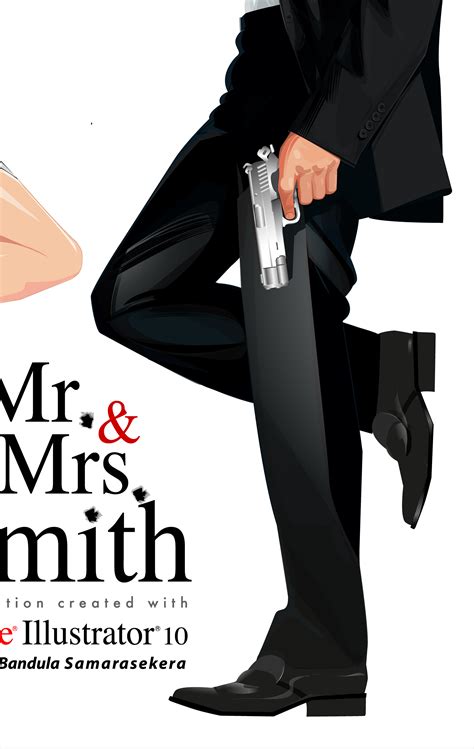 Mr & Mrs Smith - Film Poster - with Adobe Illustrator on Behance