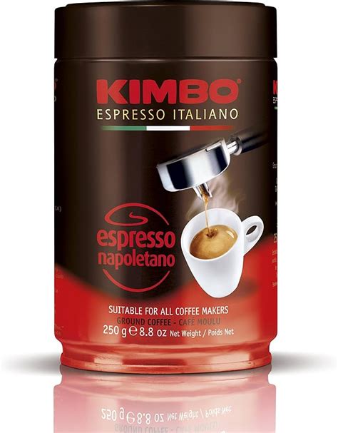 Kimbo Espresso Napoletano Ground Coffee G Tin Amazon Co Uk Grocery