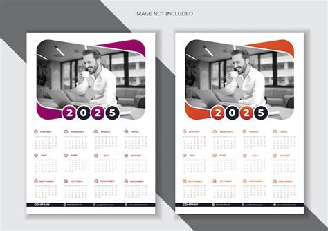 Dise O Creativo De Calendario Moderno Vector Premium