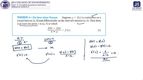 Lagrange S Mean Value Theorem Youtube