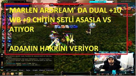 Marlen Ardream da 9 Chitin Setli 10 Dual Wb li Asas İle Vs Atıyor