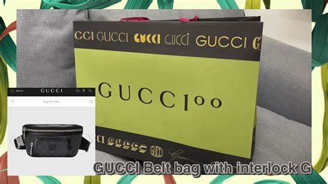 รีวิว Gucci Belt Bag Unboxing Belt Bag With Interlocking G 2022