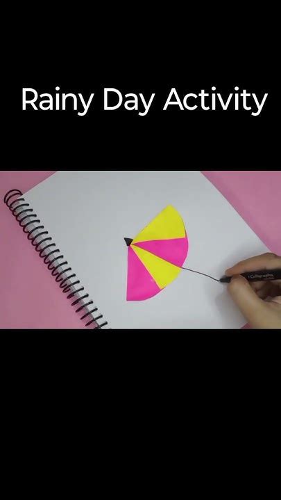 Rainy Day Activity Rainy Season Craft Rainy Day Craft Idea For Kindergarten Youtube