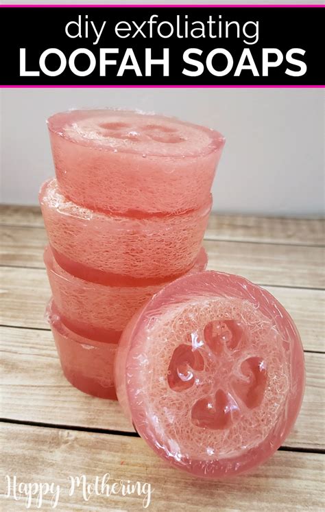 Diy Exfoliating Loofah Soap Bars Happy Mothering