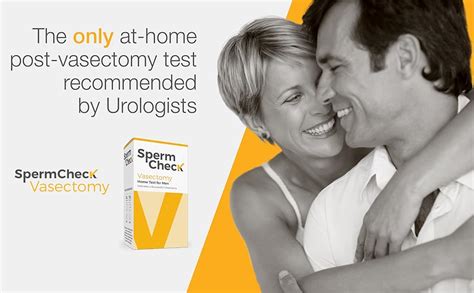 Spermcheck Vasectomy Home Test Kit Check Sperm Count Post