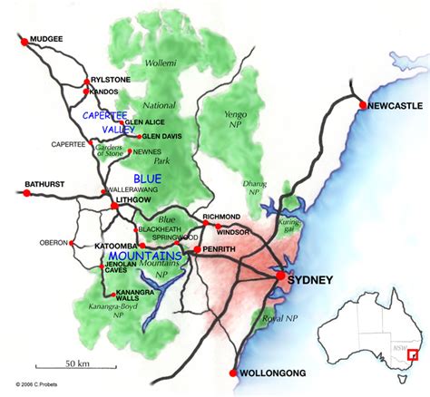 Greater Blue Mountains Area Australia The Island Continent