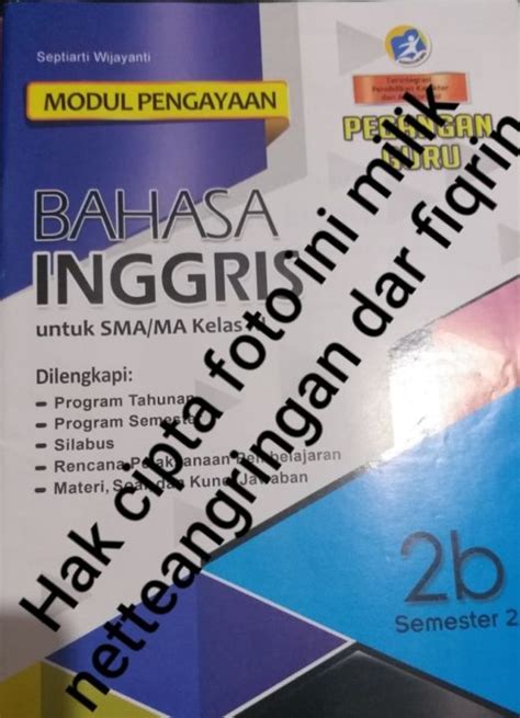 Buku Pegangan Guru Bahasa Inggris Sma Ma Kelas 11 Xi Semester 2 K13 Revisi 2018 Kharisma