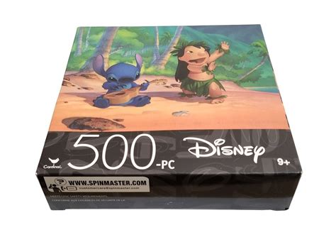 Cardinal Disney Lilo And Stich Ukulele 500 Piece 11 X 14 Jigsaw