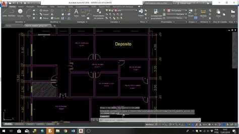 Calcular a área inserir caixa de texto e inserir hachuras no AutoCad