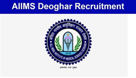 AIIMS Deoghar Jobs Notification 2024 Apply Online For 100 Senior