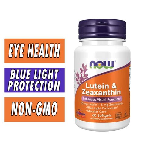 Lutein And Zeaxanthin NOW Foods Eye Health