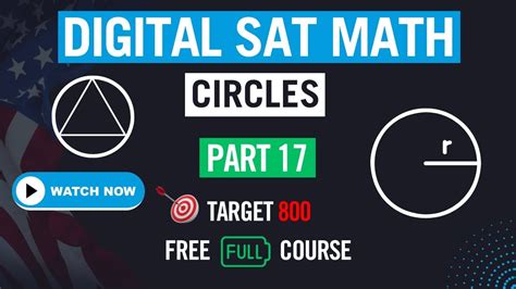 Eng Digital Sat Math Circles Part 17 Youtube