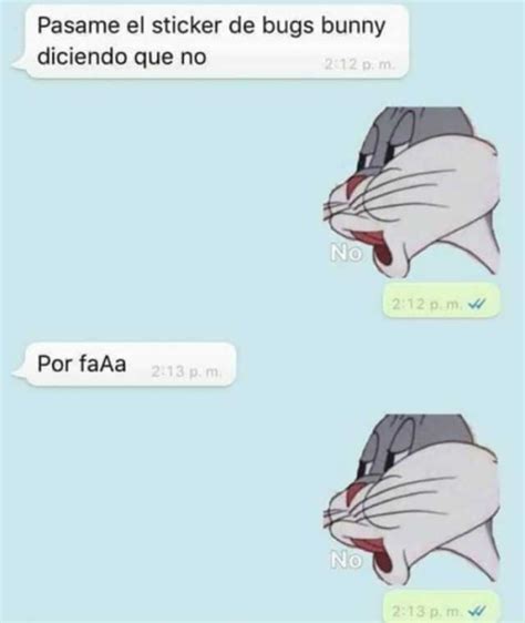 Memes Del Conejo Bugs Bunny Diciendo No Photos Idea