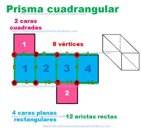 Caras De Un Prisma Cuadrangular - trimapa